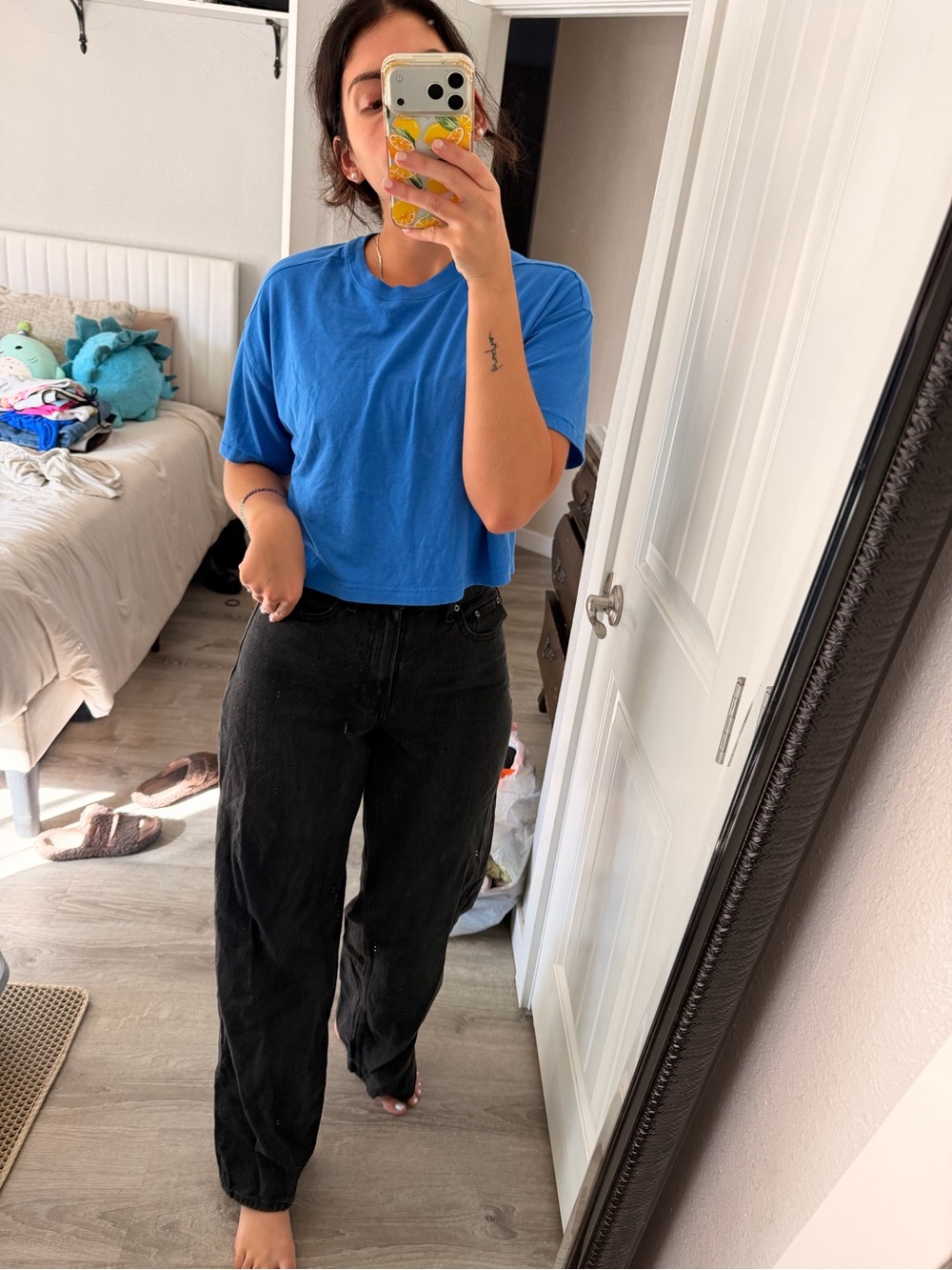 Abercrombie High-Rise Wide Leg Jeans